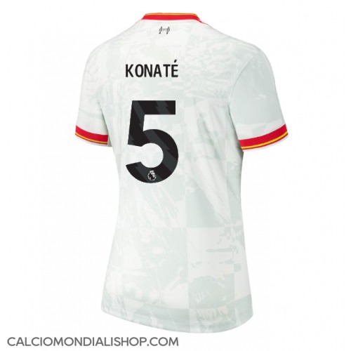 Maglie da calcio Liverpool Ibrahima Konate #5 Terza Maglia Femminile 2024-25 Manica Corta